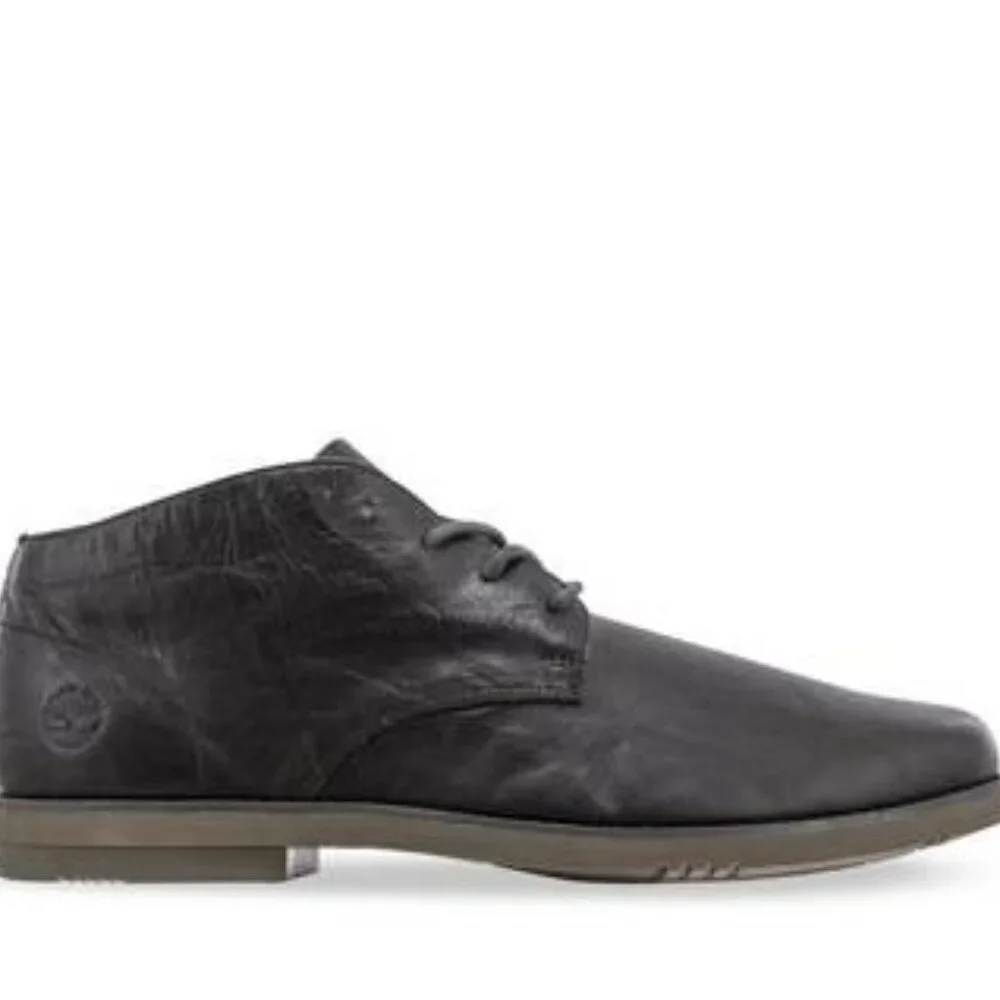 Timberland Men's Black Yorkdale A24AZ Leather Lace Up Ankle Chukka Boot Size 12